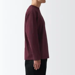 Best Men's Brushed Jersey Crew Neck Long Sleeve T-Shirt T-Shirts