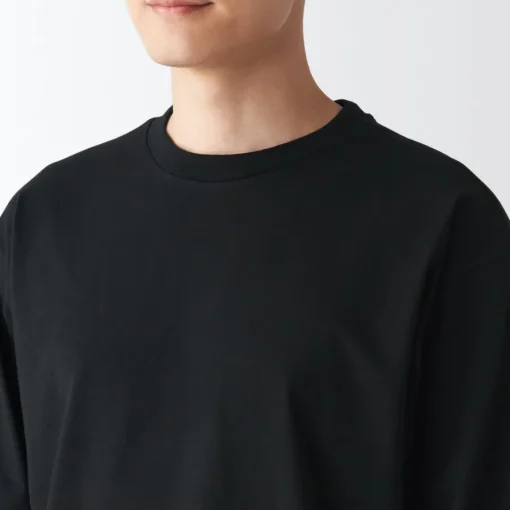 Best Men's Brushed Jersey Crew Neck Long Sleeve T-Shirt T-Shirts