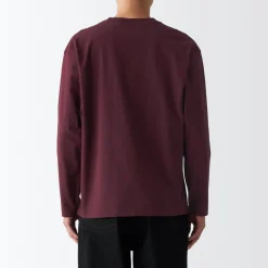 Best Men's Brushed Jersey Crew Neck Long Sleeve T-Shirt T-Shirts