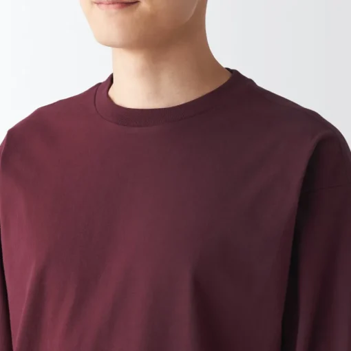 Best Men's Brushed Jersey Crew Neck Long Sleeve T-Shirt T-Shirts