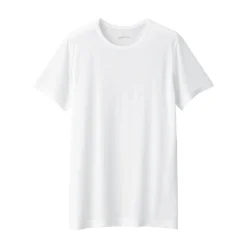 Online Men's Cool Touch Smooth Crew Neck Short Sleeve T-Shirt Underwear & Undershirts