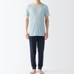 Online Men's Cool Touch Smooth Crew Neck Short Sleeve T-Shirt Underwear & Undershirts