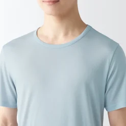 Online Men's Cool Touch Smooth Crew Neck Short Sleeve T-Shirt Underwear & Undershirts