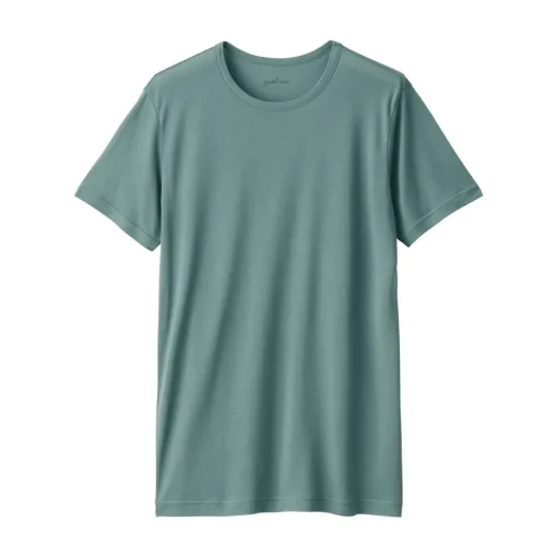 Online Men's Cool Touch Smooth Crew Neck Short Sleeve T-Shirt Underwear & Undershirts