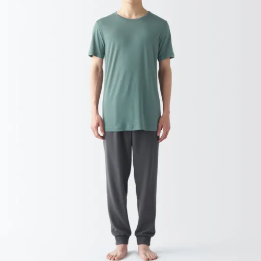 Online Men's Cool Touch Smooth Crew Neck Short Sleeve T-Shirt Underwear & Undershirts
