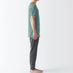 Online Men's Cool Touch Smooth Crew Neck Short Sleeve T-Shirt Underwear & Undershirts
