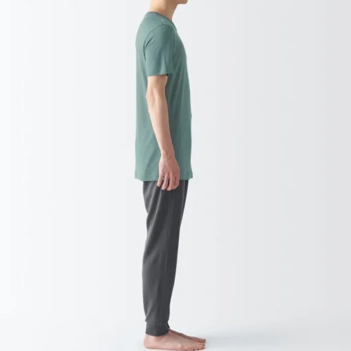 Online Men's Cool Touch Smooth Crew Neck Short Sleeve T-Shirt Underwear & Undershirts