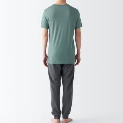 Online Men's Cool Touch Smooth Crew Neck Short Sleeve T-Shirt Underwear & Undershirts