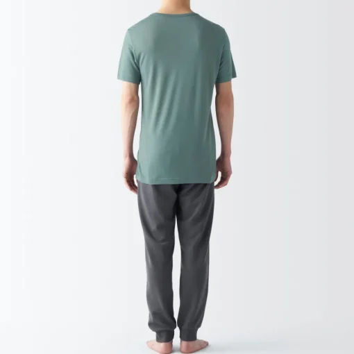 Online Men's Cool Touch Smooth Crew Neck Short Sleeve T-Shirt Underwear & Undershirts