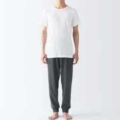 Online Men's Cool Touch Smooth Crew Neck Short Sleeve T-Shirt Underwear & Undershirts