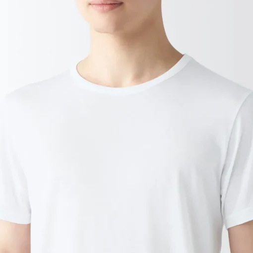 Online Men's Cool Touch Smooth Crew Neck Short Sleeve T-Shirt Underwear & Undershirts