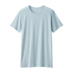 Online Men's Cool Touch Smooth Crew Neck Short Sleeve T-Shirt Underwear & Undershirts