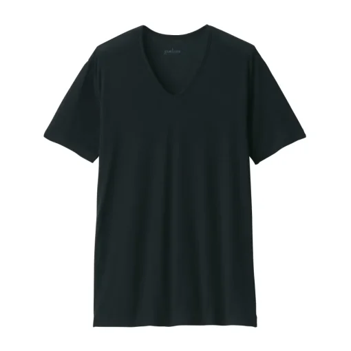 Online Men's Cool Touch Smooth V-Neck Short Sleeve T-Shirt Underwear & Undershirts