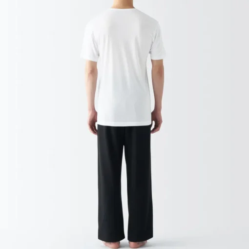 Online Men's Cool Touch Smooth V-Neck Short Sleeve T-Shirt Underwear & Undershirts