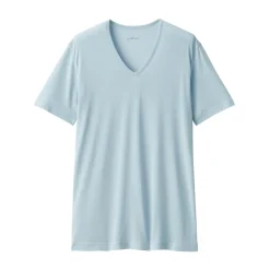 Online Men's Cool Touch Smooth V-Neck Short Sleeve T-Shirt Underwear & Undershirts