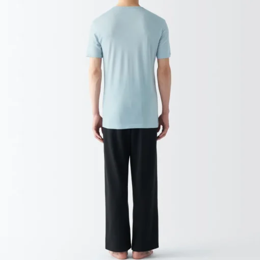 Online Men's Cool Touch Smooth V-Neck Short Sleeve T-Shirt Underwear & Undershirts