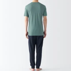 Online Men's Cool Touch Smooth V-Neck Short Sleeve T-Shirt Underwear & Undershirts