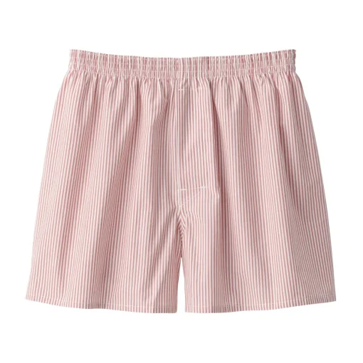 Outlet Men's Cotton Broadcloth Front Open Trunks Underwear & Undershirts