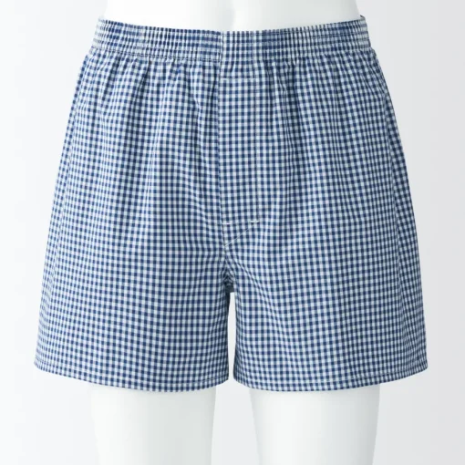 Outlet Men's Cotton Broadcloth Front Open Trunks Underwear & Undershirts