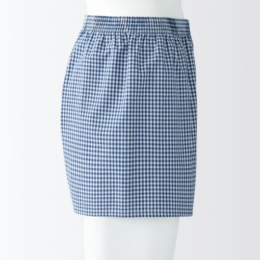 Outlet Men's Cotton Broadcloth Front Open Trunks Underwear & Undershirts