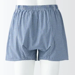 Outlet Men's Cotton Broadcloth Front Open Trunks Underwear & Undershirts