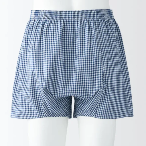 Outlet Men's Cotton Broadcloth Front Open Trunks Underwear & Undershirts