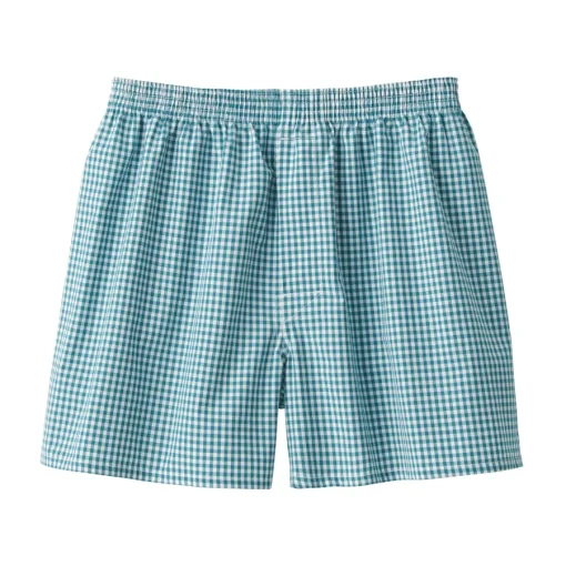Outlet Men's Cotton Broadcloth Front Open Trunks Underwear & Undershirts