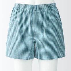 Outlet Men's Cotton Broadcloth Front Open Trunks Underwear & Undershirts
