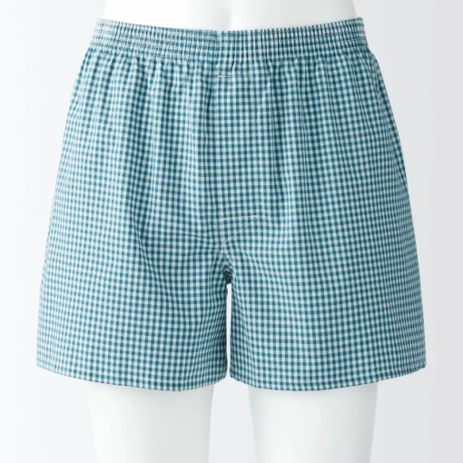 Outlet Men's Cotton Broadcloth Front Open Trunks Underwear & Undershirts