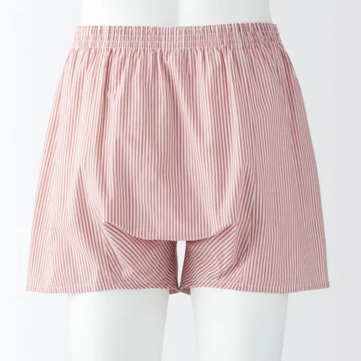 Outlet Men's Cotton Broadcloth Front Open Trunks Underwear & Undershirts