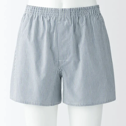 Outlet Men's Cotton Broadcloth Front Open Trunks Underwear & Undershirts