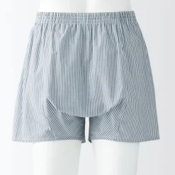 Outlet Men's Cotton Broadcloth Front Open Trunks Underwear & Undershirts