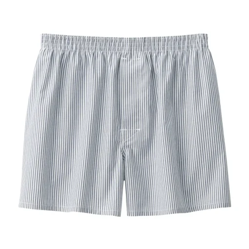 Fashion Men's Cotton Broadcloth Front Open Trunks Underwear & Undershirts
