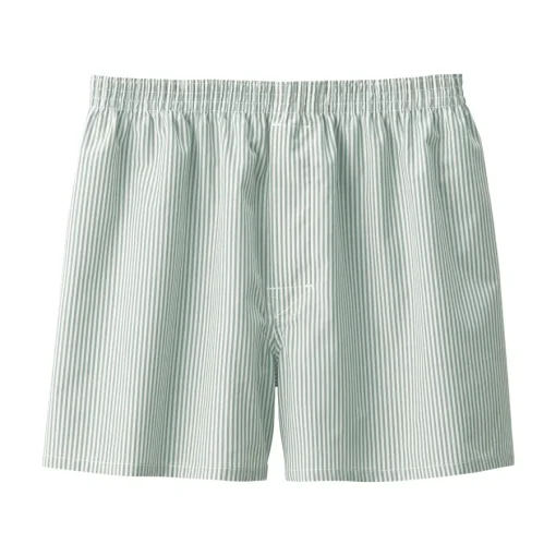 Fashion Men's Cotton Broadcloth Front Open Trunks Underwear & Undershirts