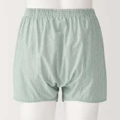 Fashion Men's Cotton Broadcloth Front Open Trunks Underwear & Undershirts