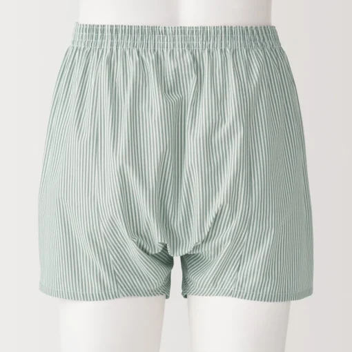 Fashion Men's Cotton Broadcloth Front Open Trunks Underwear & Undershirts