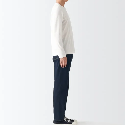 Hot Men's Denim Regular Pants (L 30inch / 76cm) Denim