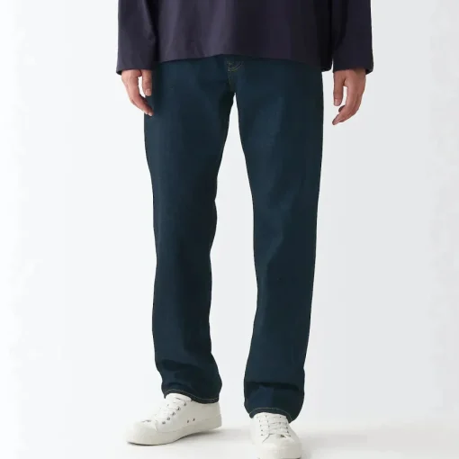 New Men's Denim Regular Pants - (L 32inch / 82cm) Denim