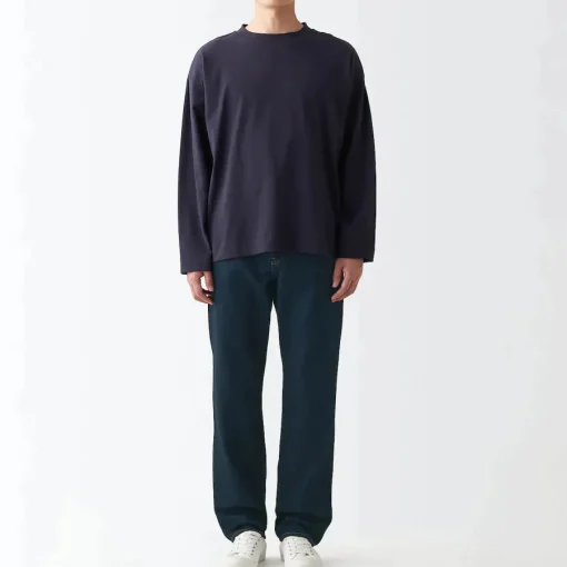 New Men's Denim Regular Pants - (L 32inch / 82cm) Denim