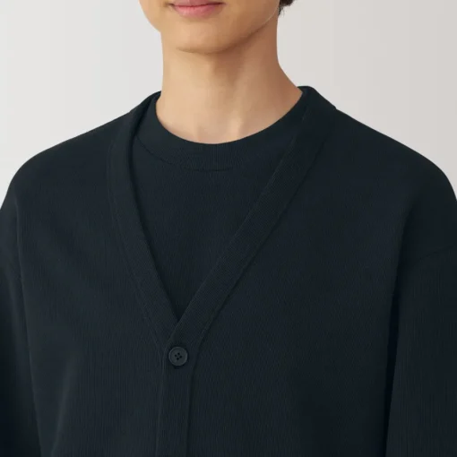 Online Men's Double Knitted V Neck Cardigan Sweaters & Cardigans