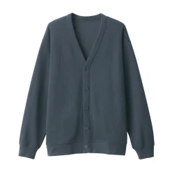 Online Men's Double Knitted V Neck Cardigan Sweaters & Cardigans