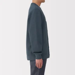Online Men's Double Knitted V Neck Cardigan Sweaters & Cardigans