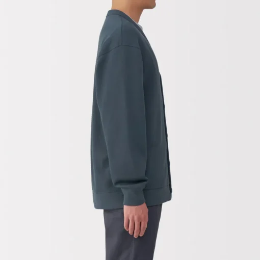Online Men's Double Knitted V Neck Cardigan Sweaters & Cardigans