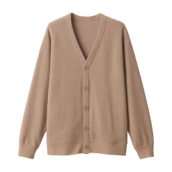 Online Men's Double Knitted V Neck Cardigan Sweaters & Cardigans