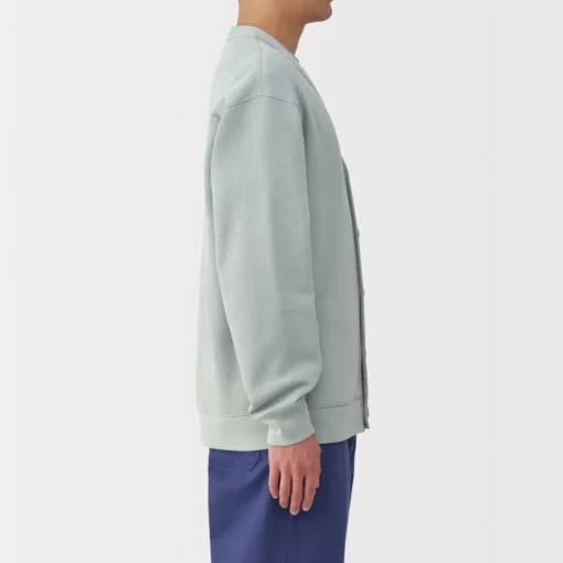 Online Men's Double Knitted V Neck Cardigan Sweaters & Cardigans