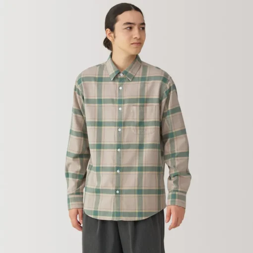 Sale Men's Flannel Long Sleeve Patterned Shirt Shirts & Polos