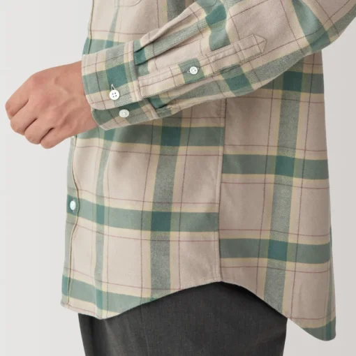 Sale Men's Flannel Long Sleeve Patterned Shirt Shirts & Polos