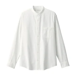 Online Men's Flannel Stand Collar Long Sleeve Shirt Shirts & Polos