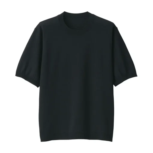 Sale Men's Hemp Blend Short Sleeve Sweater Sweaters & Cardigans