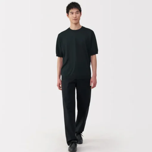 Sale Men's Hemp Blend Short Sleeve Sweater Sweaters & Cardigans